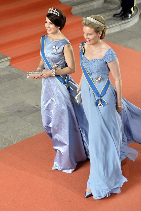 Swedish prince ties the knot to former reality starlet Blue Gowns, Royal Gowns, Royalty Crown, Sofia Hellqvist, Swedish Wedding, Kroonprinses Mary, Queen Mathilde Of Belgium, Crown Princess Mary Of Denmark, Royal Families Of Europe