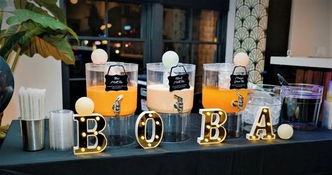 Long Beach Event Orders | CHA FOR TEA Boba Bar Bubble Tea Wedding Bar, Boba At Wedding, Boba Stand Ideas, Boba Station Wedding, Boba Bar Station Diy, Diy Boba Bar, Boba Station Party, Boba Bar Wedding, Boba Bar Station