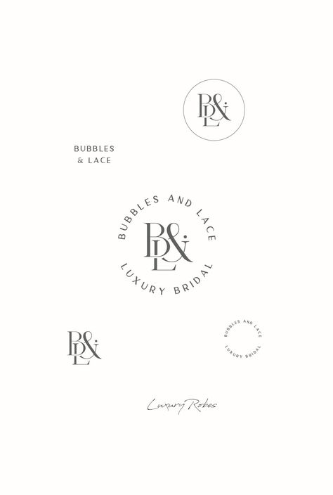 Luxury Identity Design, Bridal Branding Logo, Luxury Monogram Logo, Bridal Graphic Design, Elegant Monogram Logo, Monogram Logo Ideas, Bridal Logo Design, 3 Letter Logo Design, Elegant Logo Design Luxury