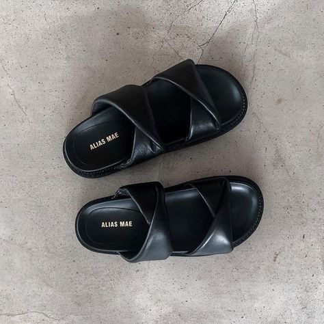 Alias Mae, Instagram Paris, Europe Outfits, Mule Flat, Pool Slides, Black Sandals, In Time, Pre Order, Mule Shoe