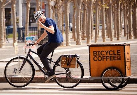 Gerobak Vintage, Coffee Booth, Bicycle Cafe, Gerobak Dorong, Things That Go Together, Bike Food, Mobile Coffee Shop, Coffee Trailer, Mobile Food Cart