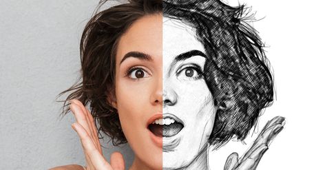 In this tutorial I’m going to show you how to create a pencil drawing from a photo in Photoshop. Photoshop Training, Photoshop Drawing, Photoshop Video Tutorials, Photoshop Youtube, Photoshop Sketch, Sketch Photoshop, Adobe Photoshop Tutorial, Photoshop Video, Beginner Photo Editing