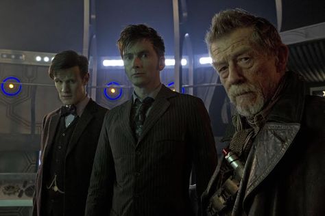 Doctor Who Recap: All the Doctors Doctor Who Matt Smith, The Day Of The Doctor, Day Of The Doctor, Doctor Who Poster, Doctor Images, Steven Moffat, Bbc Doctor Who, Christopher Eccleston, Billie Piper