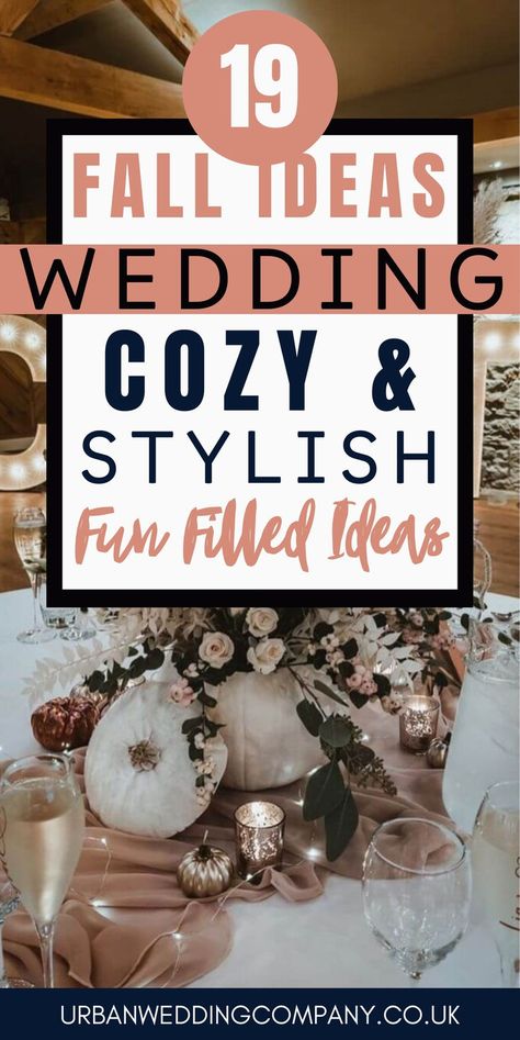 Make your fall wedding unforgettable with these 19 chic and cozy wedding ideas. Our comprehensive guide provides inspiration for elegant autumn-themed decor, stylish color schemes, and unique touches to create a warm and inviting atmosphere for your special day. Whether you’re envisioning a romantic evening wedding or a rustic barn celebration, find the best fall wedding ideas to suit your style and make your celebration both beautiful and memorable. Cozy Wedding Ideas, Romantic Evening Wedding, Cozy Fall Wedding, Autumn Wedding Ideas, Fall Wedding Style, Burnt Orange Bridesmaid Dresses, Cozy Wedding, Fall Barn Wedding, Orange Bridesmaid