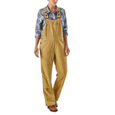 W's All Seasons Hemp Canvas Bib Overalls - Short, Patagonia Jeans, Women Overalls, Button Suspenders, Hemp Fashion, Work Overalls, Project 333, Sugar Beet, Patagonia Women, Bib Overalls