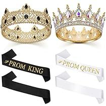 Prom Party Favors, 80s Prom Party, Halloween Prom, Prom King And Queen, Queen Crowns, Prom Favors, Queen Tiara, King And Queen Crowns, Queens Tiaras