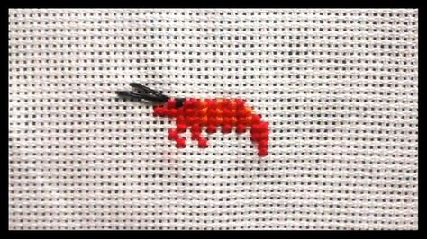 #Makoto Oozu #shrimp Shrimp Cross Stitch Pattern, Shrimp Perler Beads, Lobster Pixel Art, Shrimp Cross Stitch, Shrimp Pixel Art, Crab Pixel Art, Dmc Cross Stitch, Cross Stitch Quotes, Xstitch Patterns