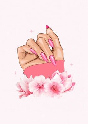 Pink Feminine Nail Art Illustration Poster - Templates by Canva Nail Art Illustration, Feminine Nail Art, Desain Salon Kuku, Nail Logos Ideas, Nail Art Courses, Pink Feminine, Nail Courses, Nail Salon Decor, Nail Salon Design