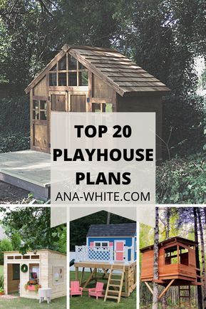 Playhouse Shed Combo, Plans For Playhouse, Easy Playhouse Plans How To Build, Build Your Own Playhouse, Backyard Clubhouse Diy, Small Playhouse Ideas, Playhouse Design Plans, Playhouse With Porch, Diy Elevated Playhouse