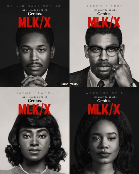 Loving these character posters for 'Genius: MLK/X' ahead of its release next month https://blexmedia.com/genius-mlk-x-trailer/ Aaron Pierre, Movies Ideas, Character Posters, African Movies, Film Movie, Actors & Actresses, Eye Candy, Trailer, Funny Memes