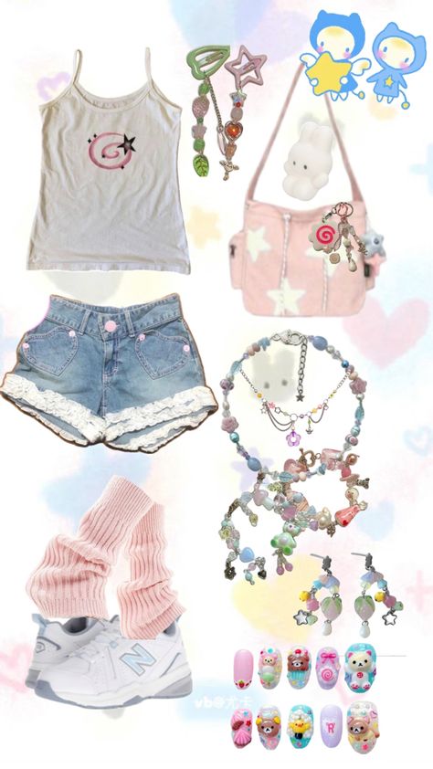 Kawaii Cutecore, Kawaii Outfit Ideas, 2000s Japanese Fashion, Silly Clothes, Estilo Harajuku, Funky Outfits, Kawaii Fashion Outfits, Kawaii Clothes, Really Cute Outfits