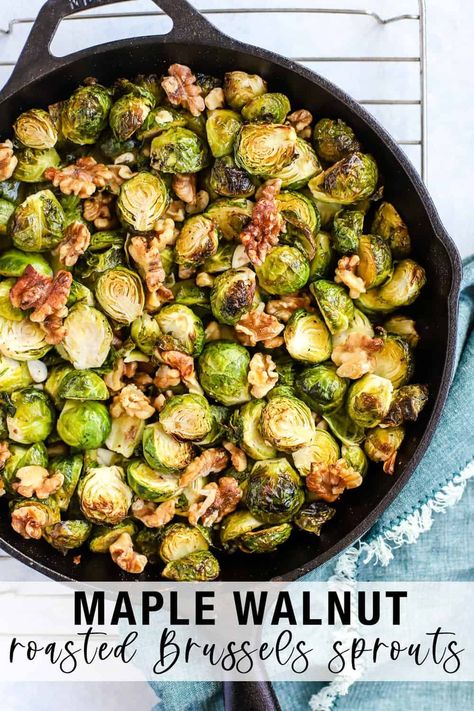 Honey Walnut Brussel Sprouts, Walnut Brussel Sprouts, Maple Brussel Sprouts, Roasted Brussel Sprouts Oven, Sprouts Recipes, Crispy Brussel Sprouts, Roasted Sprouts, Thanksgiving 2023, Radish Recipes