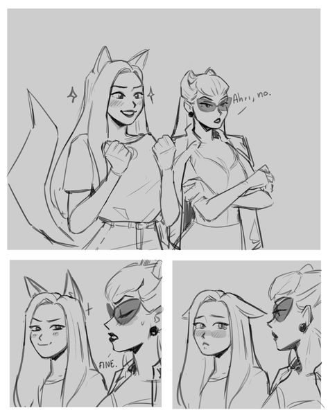 Ship Dynamic, Liga Legend, Ahri Lol, Akali League Of Legends, League Of Legends Comic, League Of Legends Characters, Fan Comic, Lol League Of Legends, 만화 캐릭터