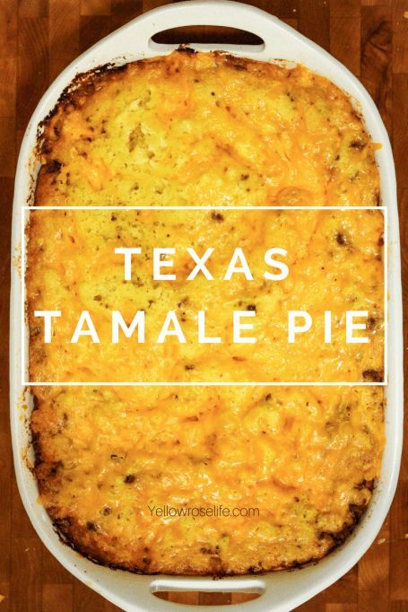 In Texas we love tamales. Texas Tamale Pie is a spin on beef tamales. || Yellow Rose Life || Texas Tamale Pie, Beef Tamales, Authentic Mexican Recipes, Tamale Pie, God Mad, Hamburger Meat, Ground Beef Recipes For Dinner, Beef Recipes Easy, Easy Casserole Recipes