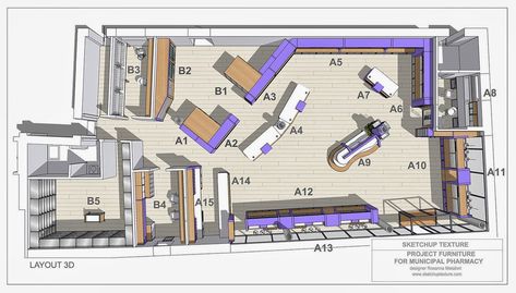 Modern Pharmacy, Store Counter Design, Interior Design Shop, Store Plan, Healthcare Architecture, Interior Design Plan, Pharmacy Design, 3d Interior Design, Store Layout