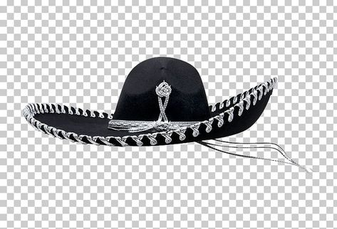 Mariachi Hat Drawing, Mariachi Tattoo, Charro Hat, Mariachi Outfit, Mariachi Hat, Mexican Sombrero Hat, Sombrero Hat, Mexican Hat, Silhouette Tattoos