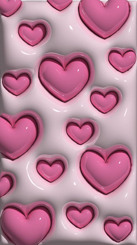 Illustration Heart Popup Phone wallpaper Pink Heart Background Wallpapers, Girly Aesthetic Background, Aesthetic Wallpaper Girly, Xoxo Wallpapers, Heart Wallpaper Backgrounds, 3d Heart Wallpaper, Cutesy Wallpaper, Heart Wallpaper Aesthetic, Girly Graphic Design