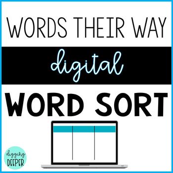 Teacher Mom Quotes, Words Their Way Sorts, Words Their Way, Read 180, Word Sort, Digging Deeper, Virtual Teaching, Digital Word, Teaching Quotes