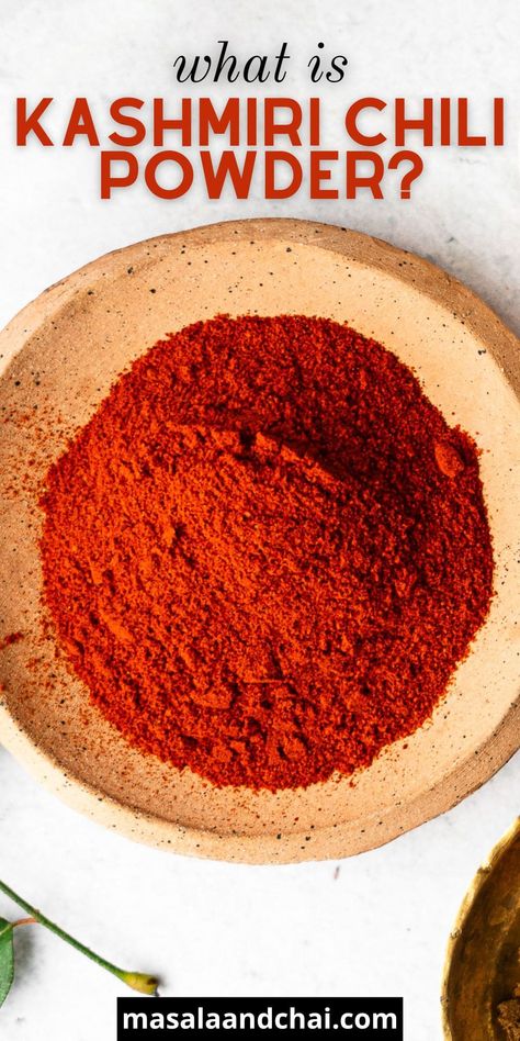 Kashmiri Chili Powder Recipe, Chili Powder Recipe, Chai Recipes, Kashmiri Chilli, Best Indian Recipes, Dried Chili Peppers, Red Spice, Chai Recipe, Spicy Chili