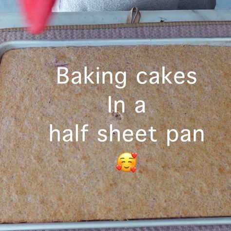 Wilton Letter Cake Pan Ideas, How To Make Sheet Cake, Half Sheet Cake Size, Half Sheet Cake Decoration, Half Sheet Cake Recipe, Baby Shower Sheet Cake, Baby Shower Sheet Cakes, Baking Pan Sizes, Wedding Sheet Cakes