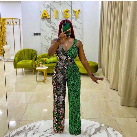 2021 Beautiful Ankara Jumpsuit and Trouser Styles. - Ladeey Jumpsuit For Ladies, Ankara Jumpsuit Styles, Jumpsuit Ideas, Ankara Jumpsuit, African Print Jumpsuit, Ankara Dress Designs, Ankara Short, Ankara Dress Styles, Best African Dresses