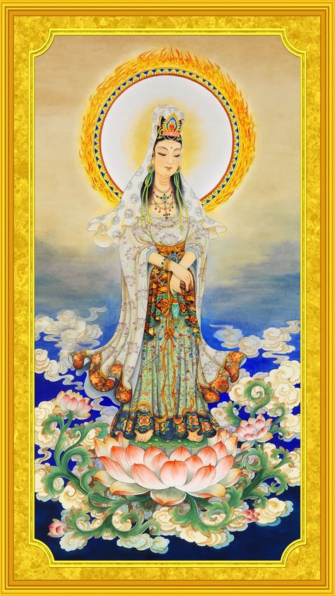 A Di Da Phat Guanyin Temple Buddha 1270 by kwanyinbuddha on deviantART Guanyin Art, Quan The Am Bo Tat, Spiritual Images, Quan Yin, Guan Yin, Business Colors, Kuan Yin, Kwan Yin, Buddha Image