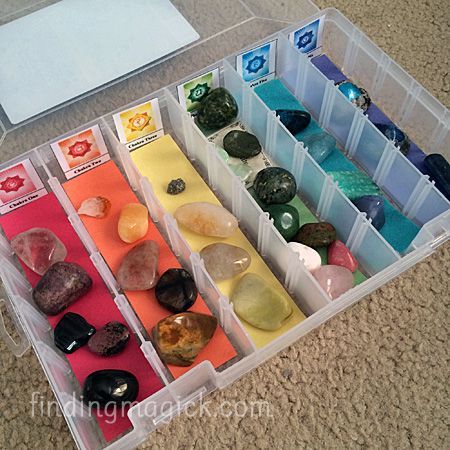 How to Organize Your Crystal Collection Using Plano Boxes - Finding Magick Reiki Sk8 The Infinity, Reiki Room Ideas, Reiki Cura, Reiki Room, Manipura Chakra, Reiki Healer, Crystal Reiki, Reiki Symbols, Sk8 The Infinity