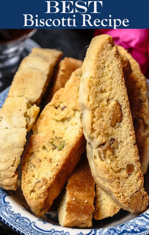 Easy Biscotti Recipe with Pistachios and Cardamom Recipe For Biscotti, Easy Biscotti, Best Biscotti Recipe, Easy Biscotti Recipe, Pistachio Biscotti, Pumpkin Spice Donut, Almond Biscotti, Biscotti Cookies, Biscotti Recipe