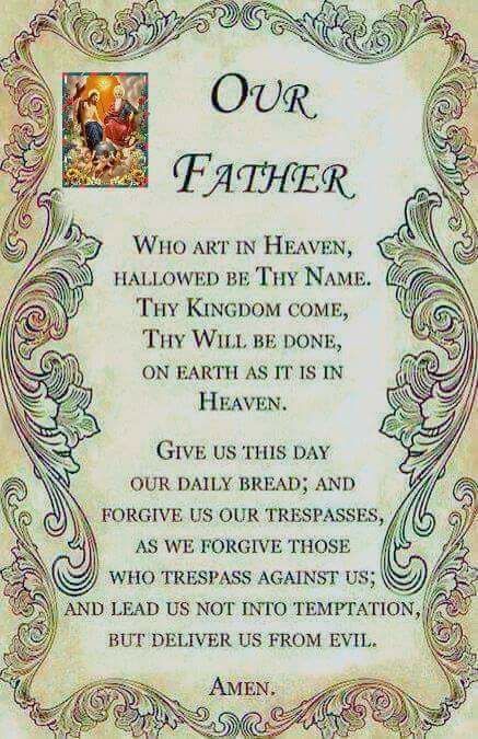 Rosary Tattoo, Our Father Who Art In Heaven, Lord’s Prayer, Thy Will Be Done, Reading Activity, Chemistry Lessons, Miracle Prayer, Gods Word, Our Father