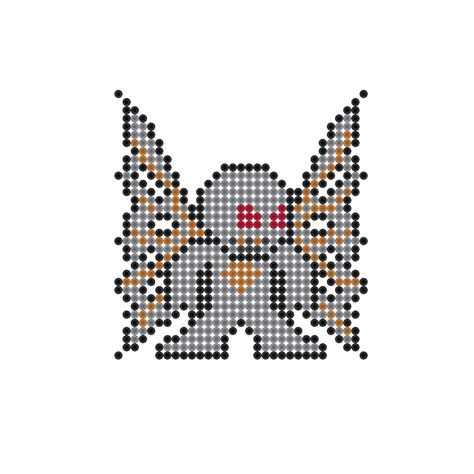 Moth Man, Perler Pattern, Perler Projects, Lightning Bug, Beads Designs, Bead Pattern, Perler Beads Designs, Perler Bead Art, Perler Patterns