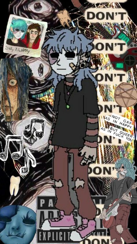 #sallyface Sally Face Haircut, Sally Face Lockscreen, Sf Wallpaper, Sally Man, Sal Fisher, Sally Face Game, Sally Face, Teen Life, Cute Backgrounds