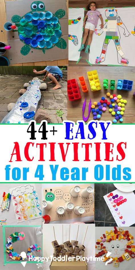 Activities For 3 And 4, 3 Year Indoor Activities, Fun Montessori Activities, Creativity Activities For Preschoolers, Activities For 3 Yrs Kids At Daycare, Quick And Easy Activities For Preschoolers, Activities To Keep Preschoolers Busy, Diy Prek Activities, 4 Yo Activities