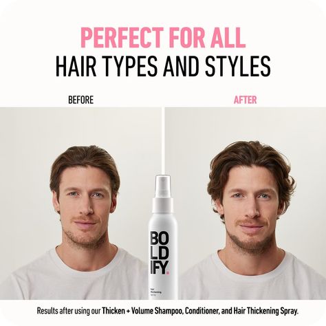 Amazon.com : Boldify Hair Thickening Spray - Texture Spray for Hair, Stylist Recommended Hair Thickening Products for Women & Men, Volumizing Hair Products, Hair Volumizer, Volume Spray, Hair Thickener - 8oz : Beauty & Personal Care Texture Spray For Hair, Volumizing Hair Products, Hair Thickening Products, Spades Tattoo, Hair Volumizer, Ace Of Spades Tattoo, Spray For Hair, Hair Thickening Spray, Volume Spray