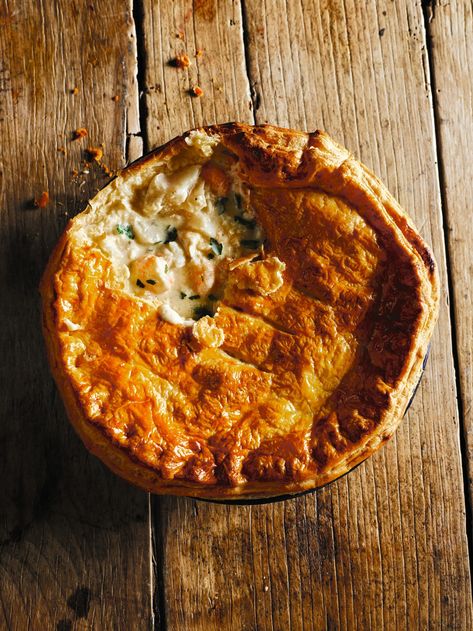 Rick Stein Fish Pie Recipe | As Seen On ITV This Morning Rick Stein Recipes, Fish Pie Recipe, Rick Stein, Puff Pastry Crust, Potato Toppings, Fish Pie, Tv Chefs, Recipe Simple, Mary Berry