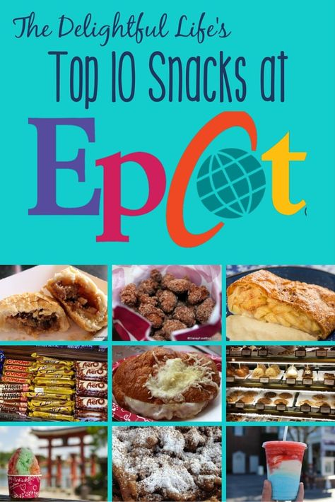 Headed to Walt Disney World soon? Are you looking for the best snacks in Epcot? Whether you're on the Disney Dining Plan or just looking for delicious treats, we've got you covered. Find out the top 10 recommended snacks throughout the park, from savory to salty and sweet! The Best Snacks, Dining Plan, Disney Eats, Best Snacks, Disney Secrets, Disney World Food, Disney Trip Planning, Disney Snacks, Disney Vacation Planning