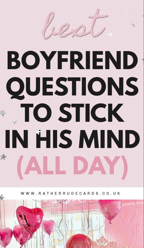 Dirty questions to ask your boyfriend or husband questions ideas💕#LoveStory #RomanticEncounters #HeartfeltConnections #DateNightIdeas #SoulmateSearch #FlirtyFridays #CandlelitDinners #StarryEyedMoments #LoveQuotes #DreamyDates #WhisperedPromises #AmourAdventures Relationship Question For Him, Truth Or Dare Questions For Long Distance Relationship, Psychological Questions To Ask Boyfriend, How To Spice Your Relationship, Questions To Spice Up A Relationship, Questions To Ask Long Distance Boyfriend, Long Distance Relationship Questions For Him, Turn On Questions For Him, Ideas To Spice Up Your Relationship