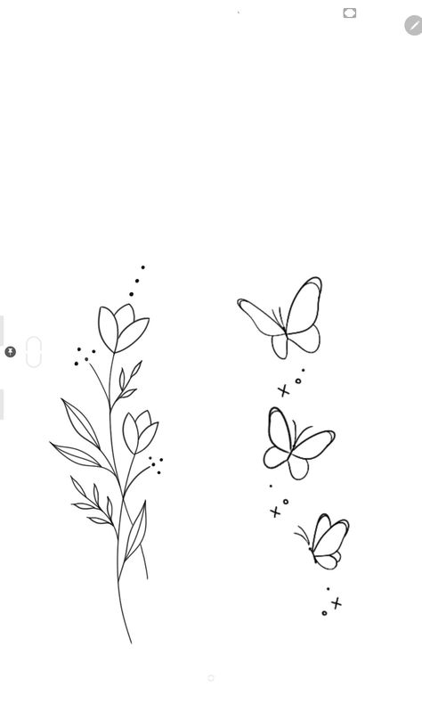 Chris Tattoo, Single Line Tattoo, Palm Tattoos, Floral Clipart, Minimal Tattoo, Beautiful Tattoos, Butterfly Tattoo, Flash Tattoo, Cute Tattoos