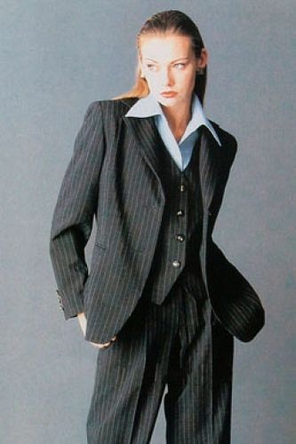 Pinstripe Suit. Suits For Women Vintage, Female Pinstripe Suit, Pinstripe Suit Women Aesthetic, Pant Suits Aesthetic, Women 2 Piece Suit, Women Vintage Suits, Baggy Suit Women Aesthetic, Png Suit Women, Women’s Pin Striped Suit