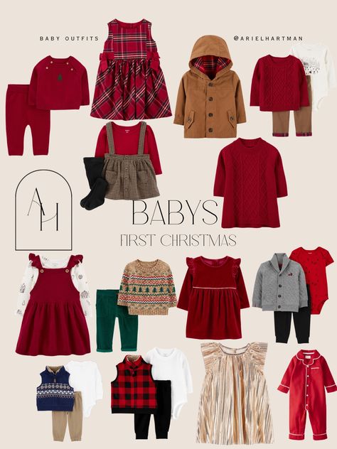 Family Christmas Pictures Outfits, Christmas Photos Outfits, Christmas Pictures Outfits, Baby Boy Christmas Outfit, Xmas Dress, Boys Christmas Outfits, Xmas Outfits, Baby Boy Christmas