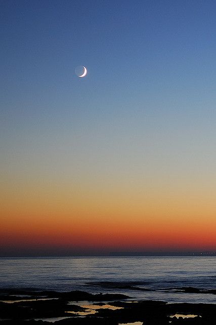 Sunset Sky Photography, Junya Ishigami, Moon Sunset, Sky Images, Ocean Surf, Oceanography, Pretty Landscapes, Landscape Art Painting, Moon Collection