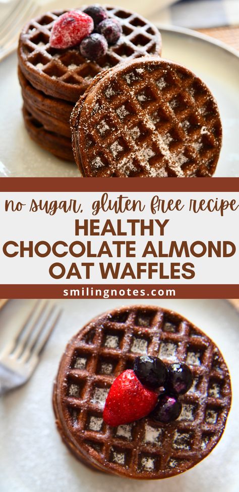 Oat Waffles, Waffle Recipe Healthy, Free Feeling, Healthy Waffles, Waffle Maker Recipes, Waffles Recipe, Healthy Breakfast Recipes Easy, Shoes Pattern, Stylish Crochet