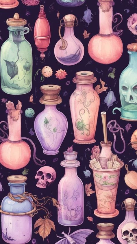 Free Halloween Iphone Wallpaper, Crafty Background, Witchcraft Wallpaper Aesthetic, Witchcraft Aesthetic Wallpaper, Homescreen Iphone Wallpapers, Witchy Phone Backgrounds, Halloween Backgrounds Iphone, Apothecary Wallpaper, Witch Phone Wallpaper