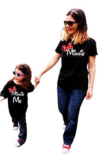 Minnie Shirts, Mother Daughter Matching Outfits, Mother Daughter Outfits, Minnie Shirt, Mommy And Me Shirt, Disney Fan, Disney Shirts, Family Matching, Disney Trips