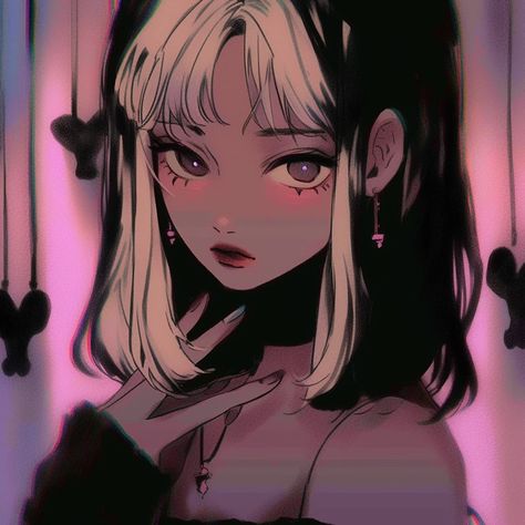 Anime girl, anime girl icon, Aesthetic icon, Aesthetic girl icon, 8k, 4k, high quality icon, gothic girl icon, 90s anime, retro anime Creative Profile Picture, Cute Anime Profile Pictures, Youtube Link, Digital Art Anime, Cute Profile Pictures, Cute Anime Pics, Best Anime Shows, Cartoon Art Styles, Cute Cartoon Wallpapers