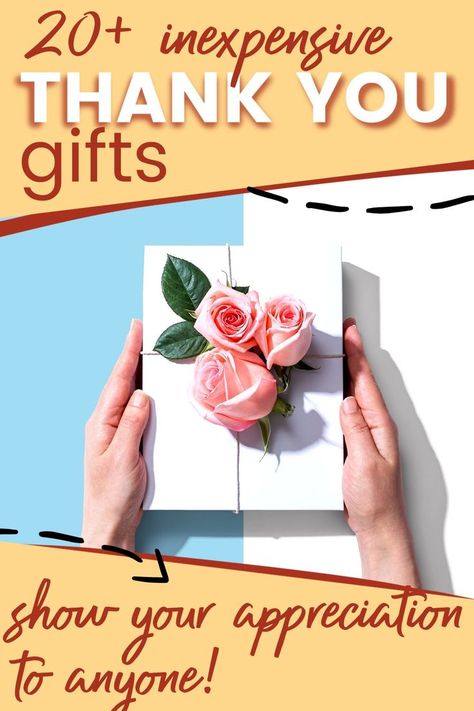 Do you want to show your gratitude and appreciation? Give someone one of these inexpensive thank you gifts! Great for friends, co-workers, family, and more! Appreciation Gifts For Friends, Ways To Show Appreciation, Gift Ideas For Anyone, Tons Of Money, Gifts For Anyone, Family Finance, Finances Money, Show Appreciation, Savings Plan