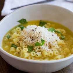 This Pasta with Chicken Broth, Butter and Parmesan is pure comfort food! It is a bowl of wonderful, warming, healing amazingness. One spoonful and you know the world is going to start looking brighter. A whole bowl and you feel restored. Pasta With Chicken Broth, Whole Bowl, Pasta With Chicken, Pasta Soup, Small Pasta, Soup And Stew, Soup And Sandwich, Gumbo, Chicken Pasta