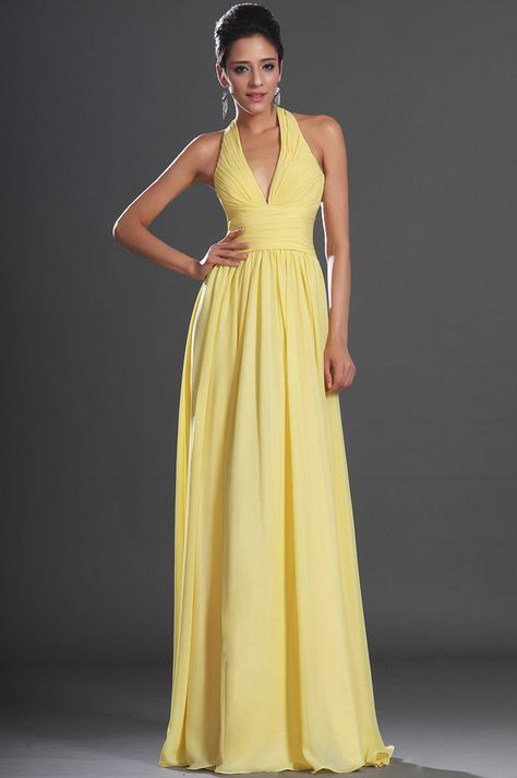 Prom Dress Low Back, Gowns With Long Sleeves, Yellow Evening Dress, Yellow Party Dresses, Yellow Prom Dress, Yellow Long Dress, Yellow Evening Dresses, Yellow Prom, Dress Low Back