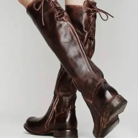 New In Box Bed Stu Boots, Tall Heeled Boots, Tan Leather Boots, Lug Boots, Western Style Boots, Womens Riding Boots, New Bed, Tall Riding Boots, Black Boots Tall