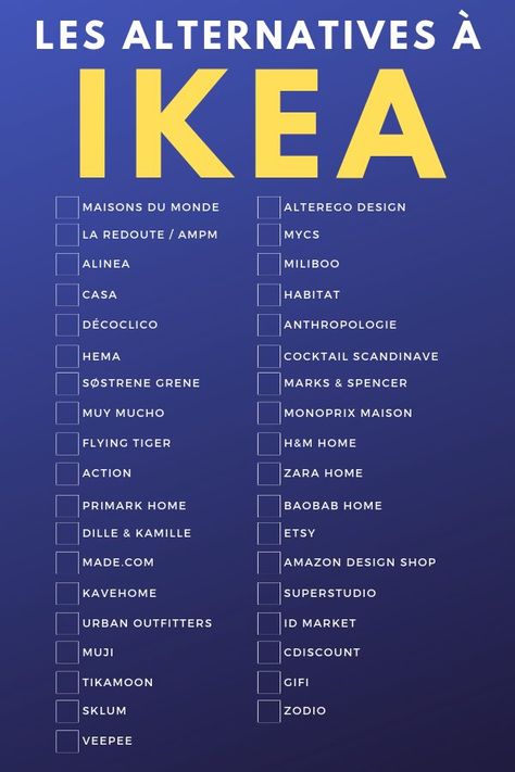 37 Alternatives à IKEA Pour Décorer & Aménager Votre Maison en 2019 Ikea Deco, Alternative Furniture, Apartment Checklist, House Organisation, Ikea Home, Home Organisation, H&m Home, Decor Home Living Room, Home Staging