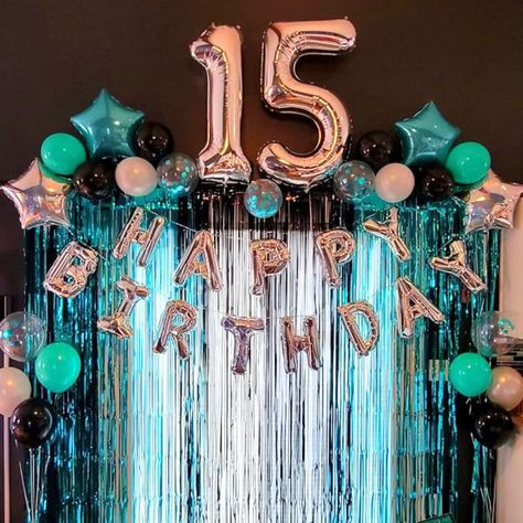 15th Birthday Decorations For Girls (70 Pk) Quinceanera Decorations Rose Gold 15 Balloons Number, 15 Cake Topper, 15th Birthday Sash, 15 Happy Birthday Banner, Quinceanera Gifts 15 Year Old Girl Gifts https://tinyurl.com/mr3wt78v #green #birthday #mylar #silver #balloons #decoration #parisproductsco #parisproducts #rosegoldring Girl 15th Birthday Ideas, Birthday Party Ideas For 15 Year Girl, 15 Year Girl Birthday Party Ideas, Birthday Cake For 15 Year Girl, 15 Balloons Number, 15 Year Birthday Party Ideas, Happy 15th Birthday Girl, Silver Balloons Decoration, Number 15 Cake